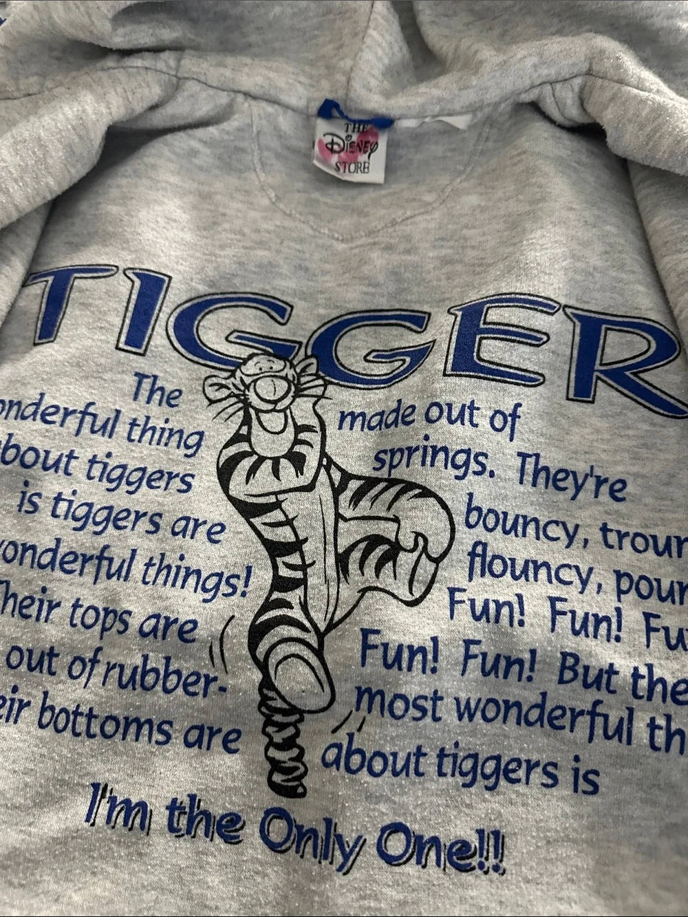 Vintage Disney Tigger Hooded Jacket